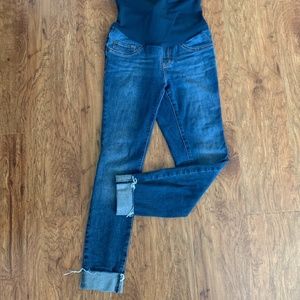 Over the Belly Maternity Jeans - Rollup skinny